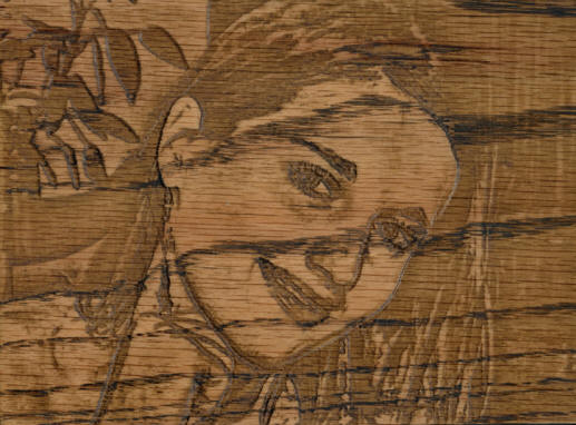 Wood Spindle Photo Engravings