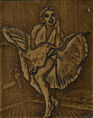 Wood Spindle Photo Engravings